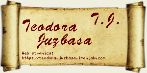 Teodora Juzbaša vizit kartica